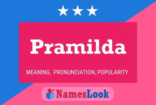 ملصق اسم Pramilda