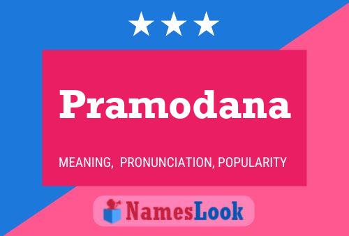 ملصق اسم Pramodana