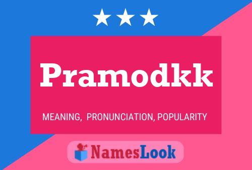 ملصق اسم Pramodkk