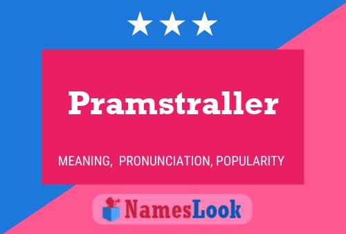 ملصق اسم Pramstraller