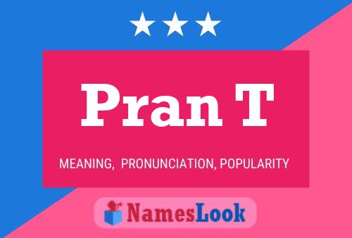 ملصق اسم Pran T