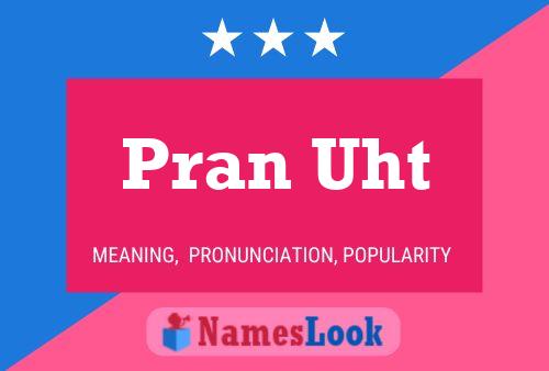 ملصق اسم Pran Uht