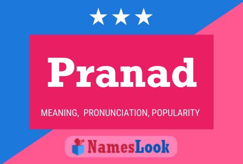 ملصق اسم Pranad