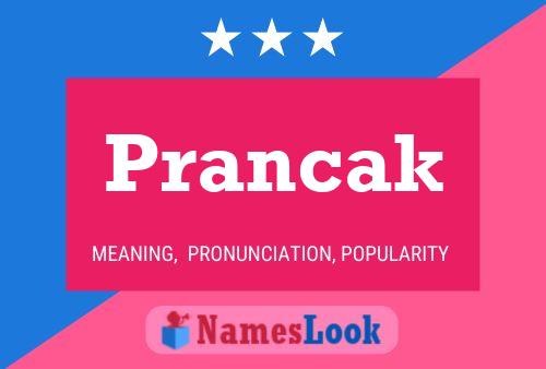 ملصق اسم Prancak