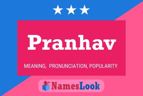 ملصق اسم Pranhav