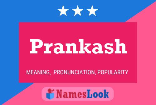 ملصق اسم Prankash