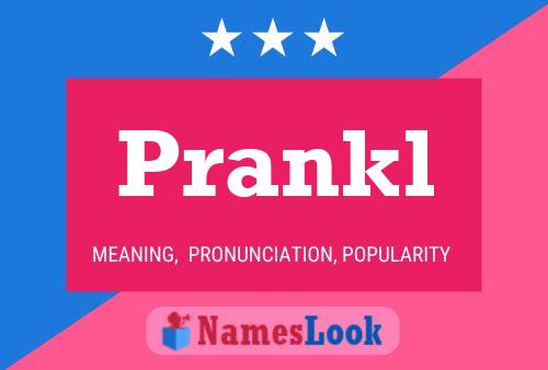 ملصق اسم Prankl