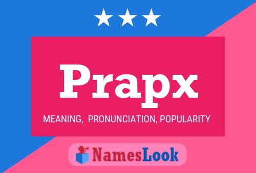 ملصق اسم Prapx