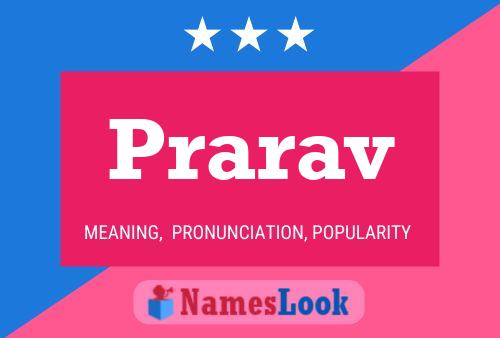 ملصق اسم Prarav