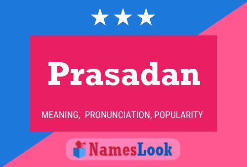 ملصق اسم Prasadan