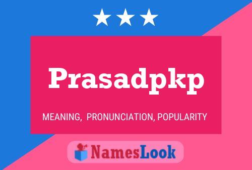 ملصق اسم Prasadpkp