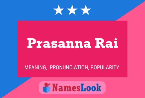 ملصق اسم Prasanna Rai