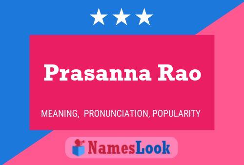 ملصق اسم Prasanna Rao