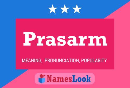 ملصق اسم Prasarm