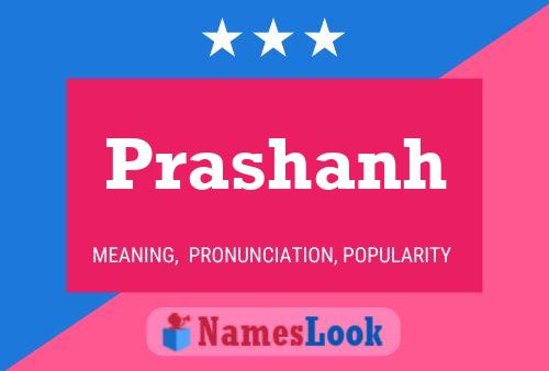 ملصق اسم Prashanh