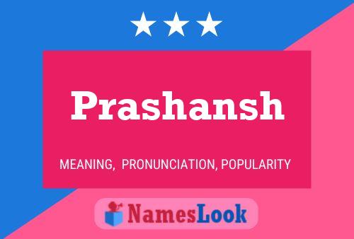 ملصق اسم Prashansh