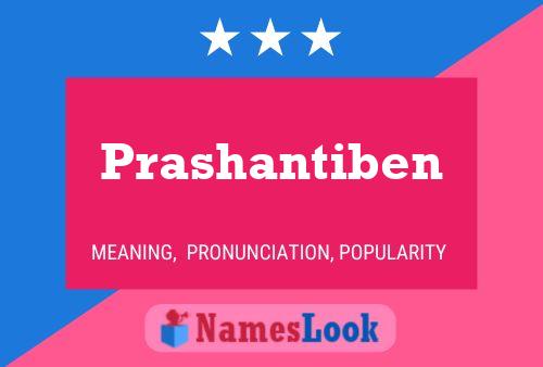 ملصق اسم Prashantiben