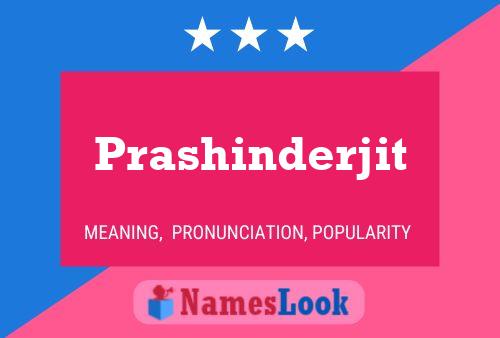 ملصق اسم Prashinderjit