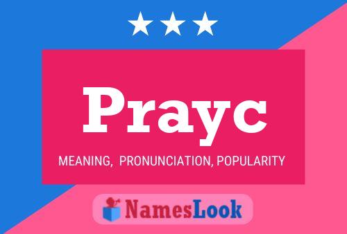 ملصق اسم Prayc