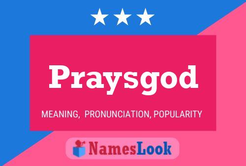 ملصق اسم Praysgod