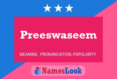 ملصق اسم Preeswaseem