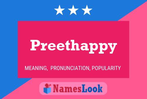 ملصق اسم Preethappy