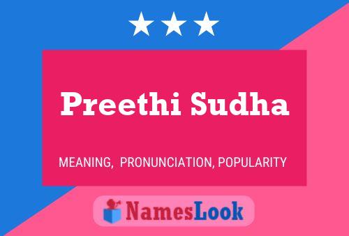 ملصق اسم Preethi Sudha