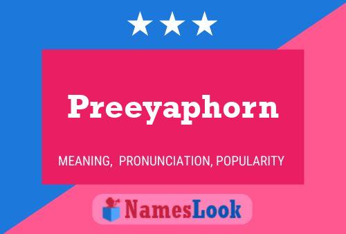 ملصق اسم Preeyaphorn