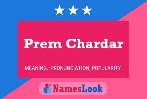 ملصق اسم Prem Chardar