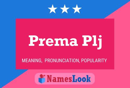 ملصق اسم Prema Plj