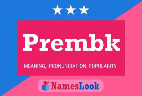 ملصق اسم Prembk