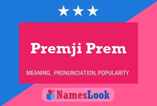 ملصق اسم Premji Prem