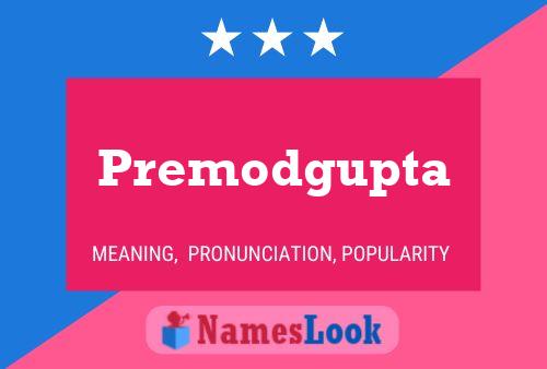 ملصق اسم Premodgupta