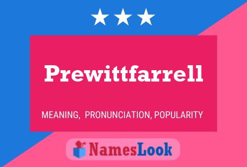 ملصق اسم Prewittfarrell