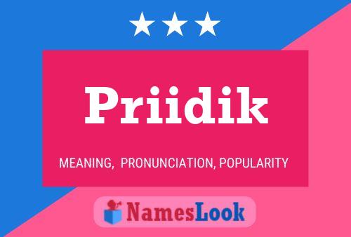 ملصق اسم Priidik