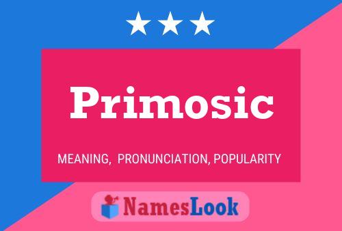 ملصق اسم Primosic