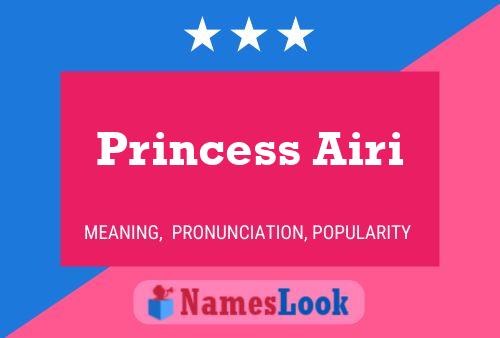 ملصق اسم Princess Airi