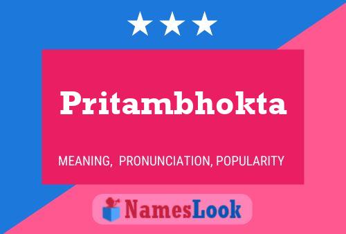 ملصق اسم Pritambhokta