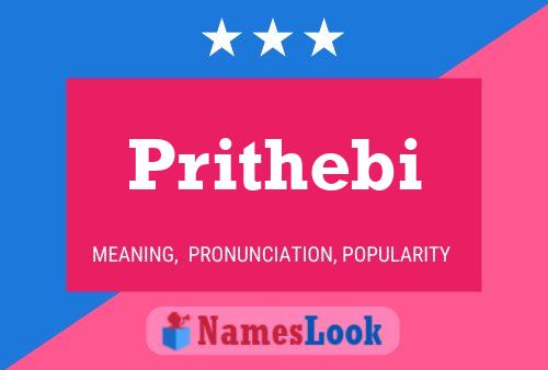 ملصق اسم Prithebi