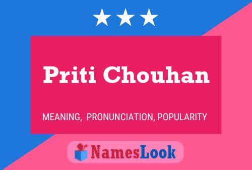 ملصق اسم Priti Chouhan