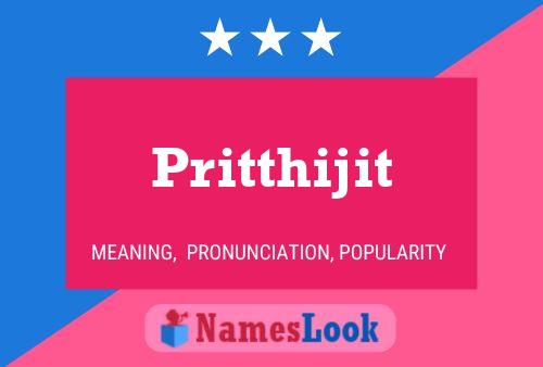 ملصق اسم Pritthijit