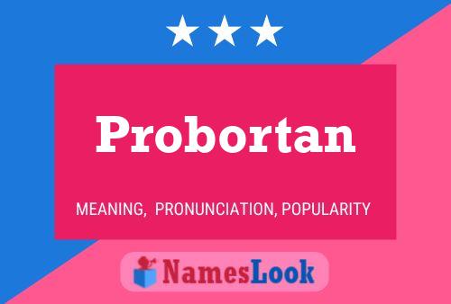 ملصق اسم Probortan