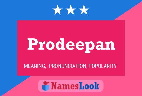 ملصق اسم Prodeepan