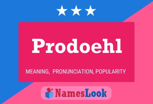 ملصق اسم Prodoehl