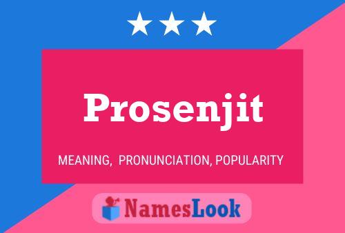 ملصق اسم Prosenjit