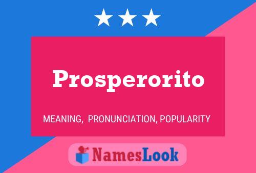 ملصق اسم Prosperorito