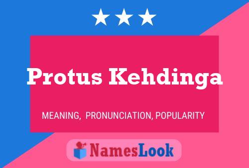 ملصق اسم Protus Kehdinga