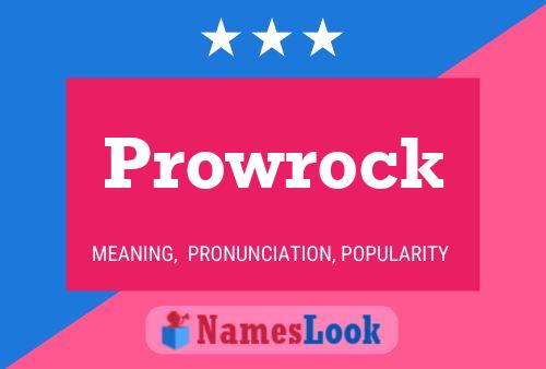 ملصق اسم Prowrock