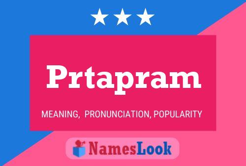 ملصق اسم Prtapram