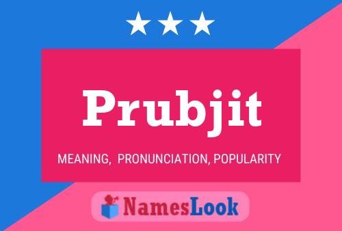 ملصق اسم Prubjit